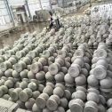 宜春芝麻白圆球 石球 挡车球