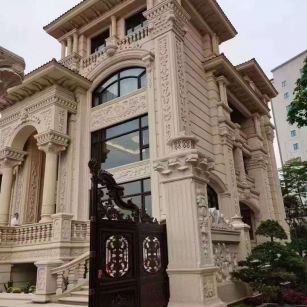 宜春黄金麻别墅外墙异形定制