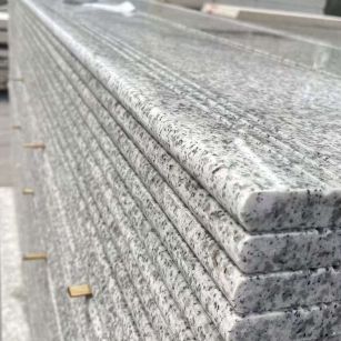 宜春芝麻白楼梯踏步 花岗岩楼梯板材