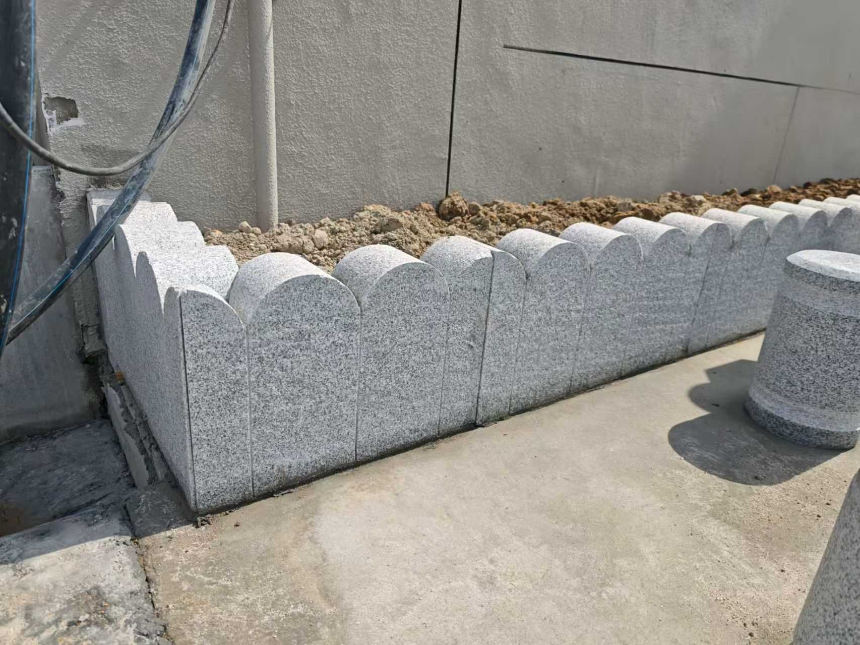 宜春芝麻白花边石  围边石